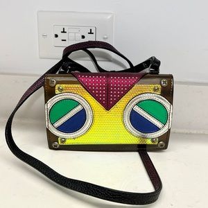 MCM neon crossbody bag
